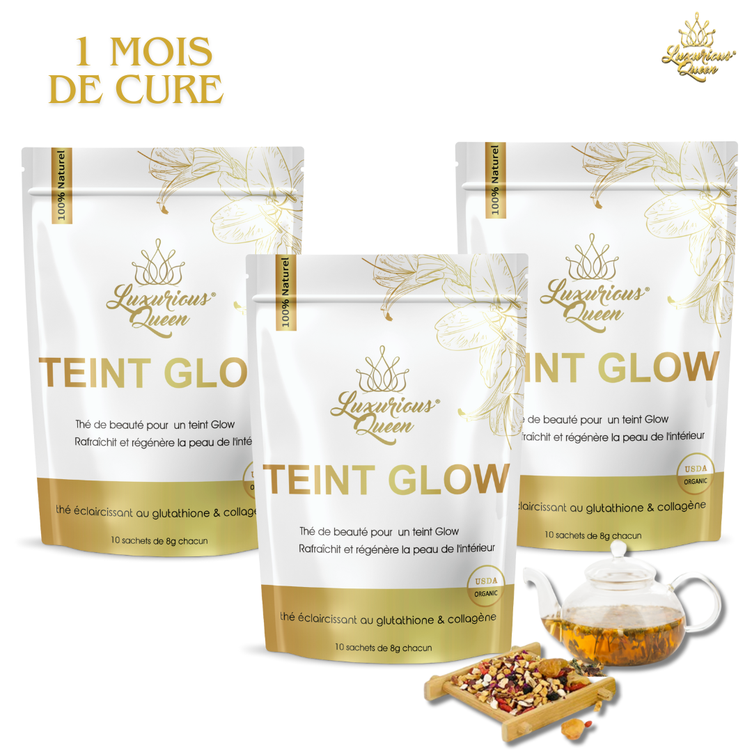 Glow Tea Infusion I Rituel Beauté Peau Douce & Éclat Naturel (Infusion Bien-Être)