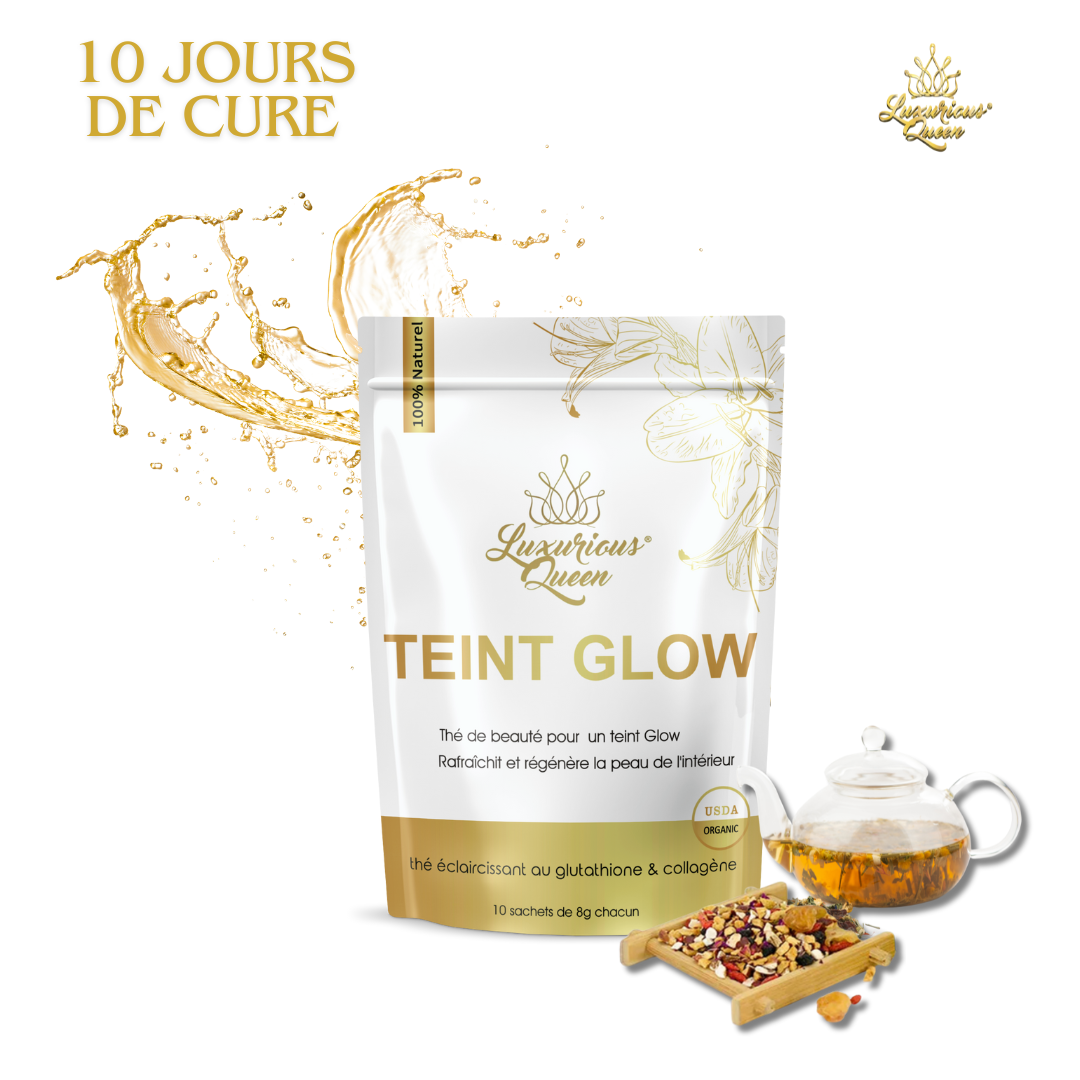 Glow Tea Infusion I Rituel Beauté Peau Douce & Éclat Naturel (Infusion Bien-Être)