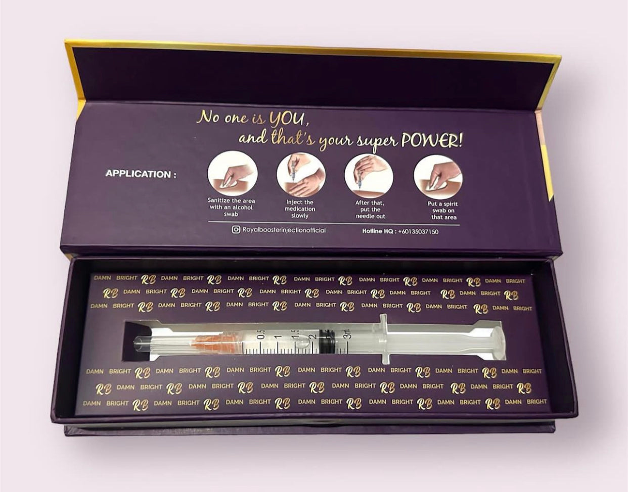 ROYAL BOOSTER Best seller depuis 2014 (pas besoins d’infirmière) *PRÉ-COMMANDE*