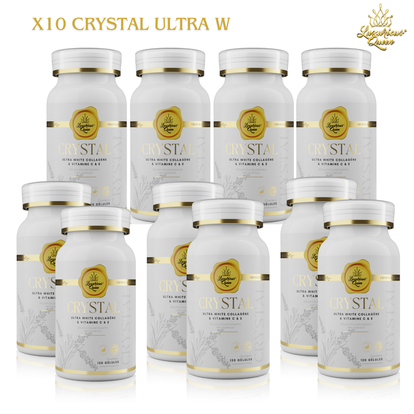 Crystal ultra white collagen & vitamin C 1000mg