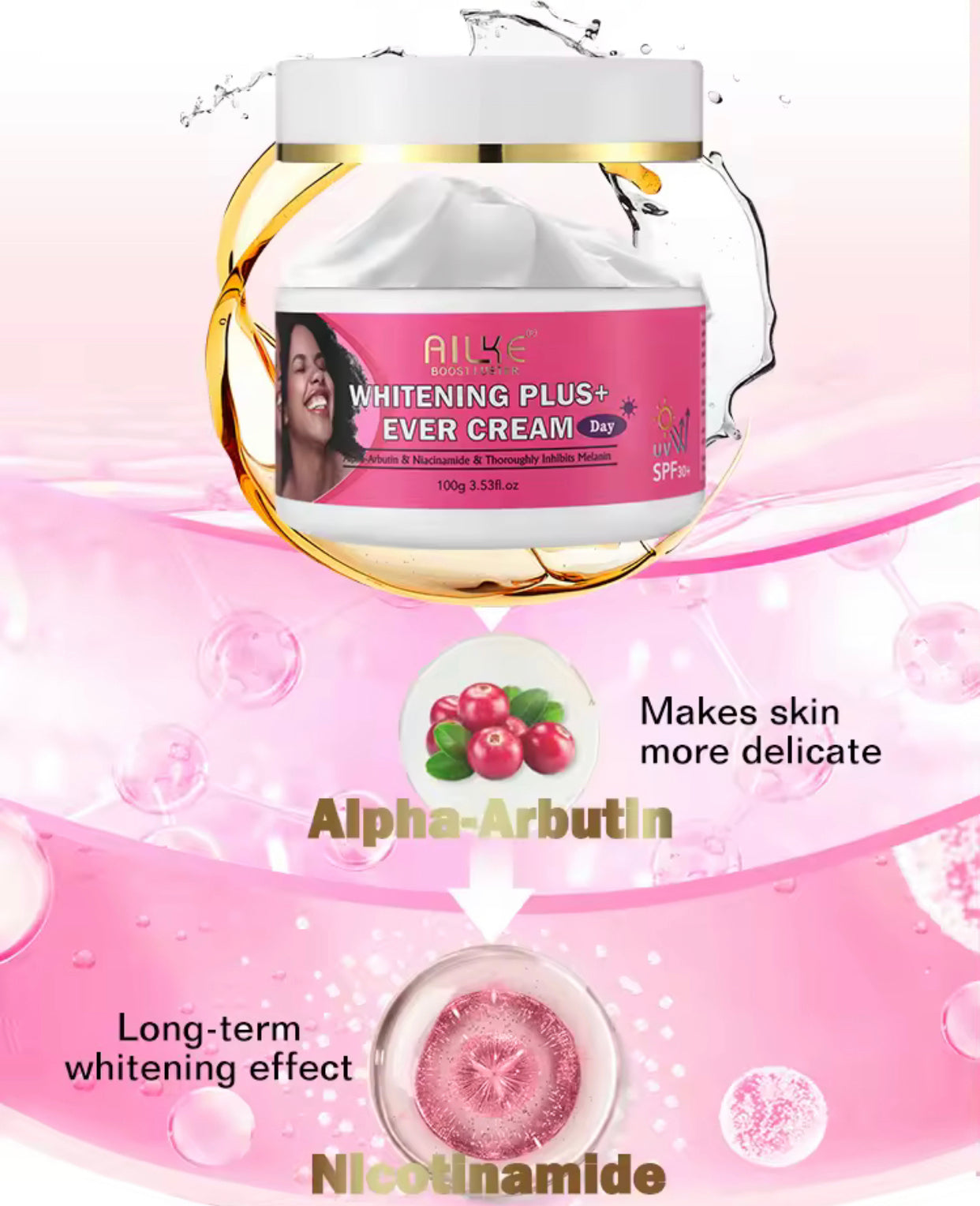 Crème hydratante SPF30-Teint unifié et éclat naturel