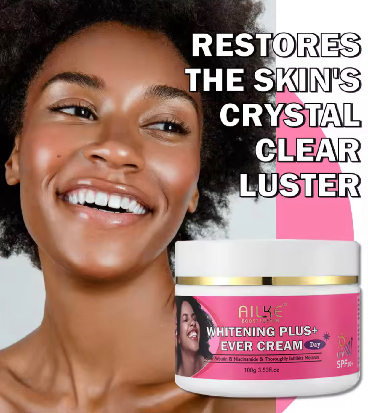 Crème hydratante SPF30-Teint unifié et éclat naturel