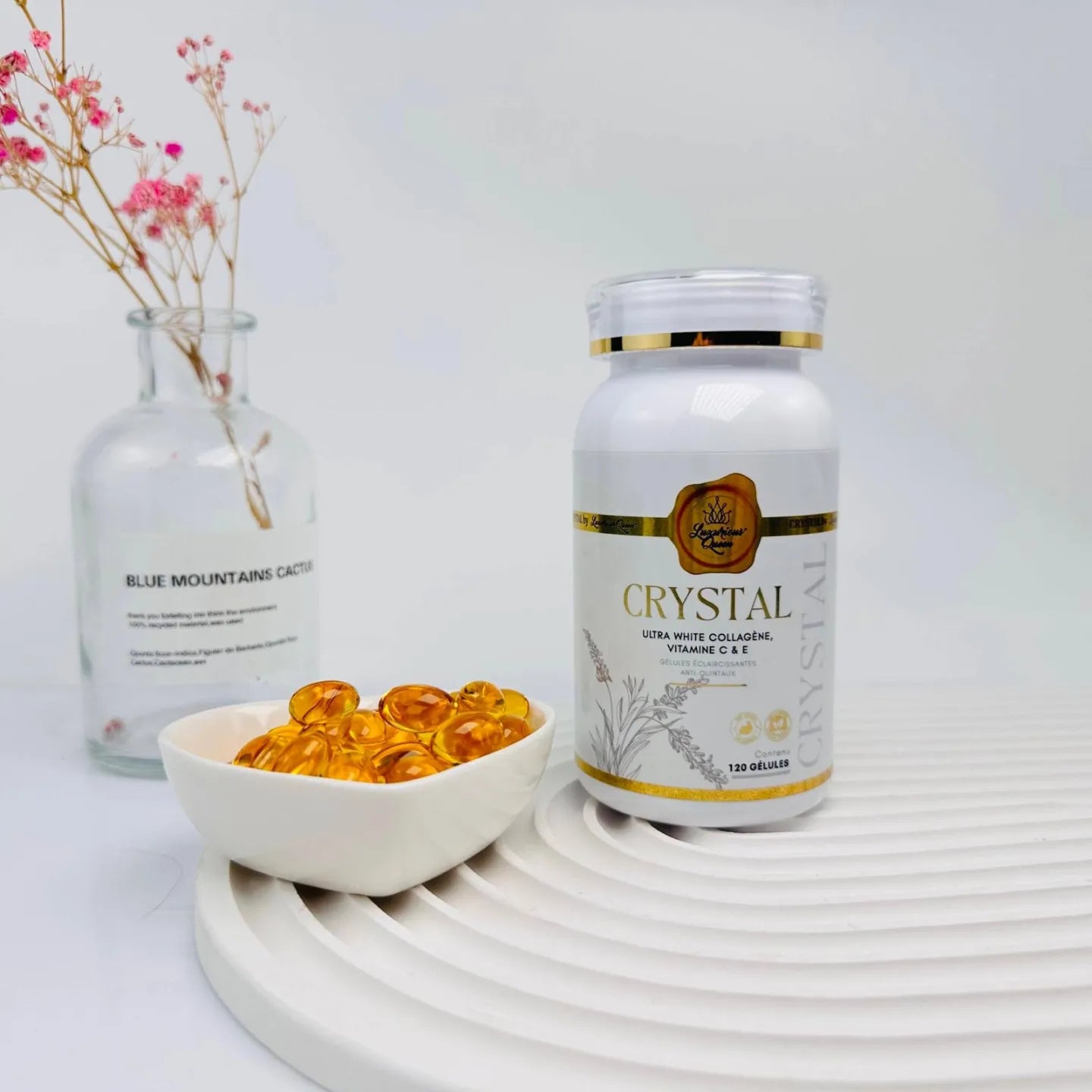 Crystal ultra white collagen & vitamin C 1000mg