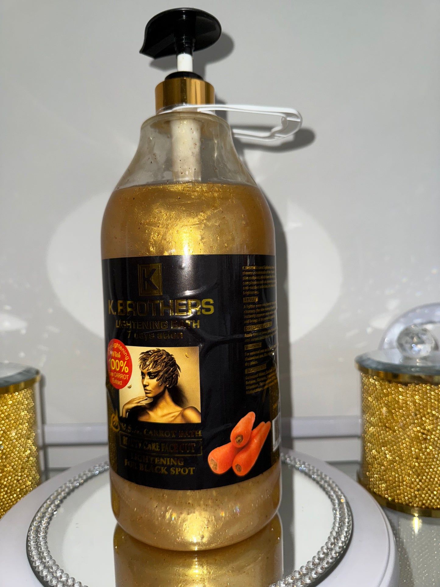Gel douche éclaircissant carotte 2 litres- K.Brothers
