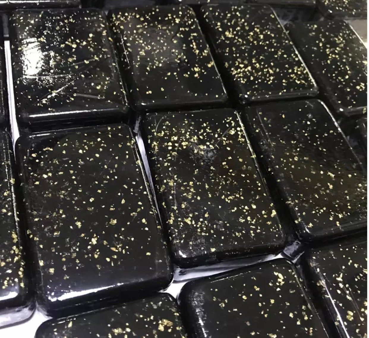 24K Gold ACTIVATED BLACK CHARCOAL SOAP: sensitive skin