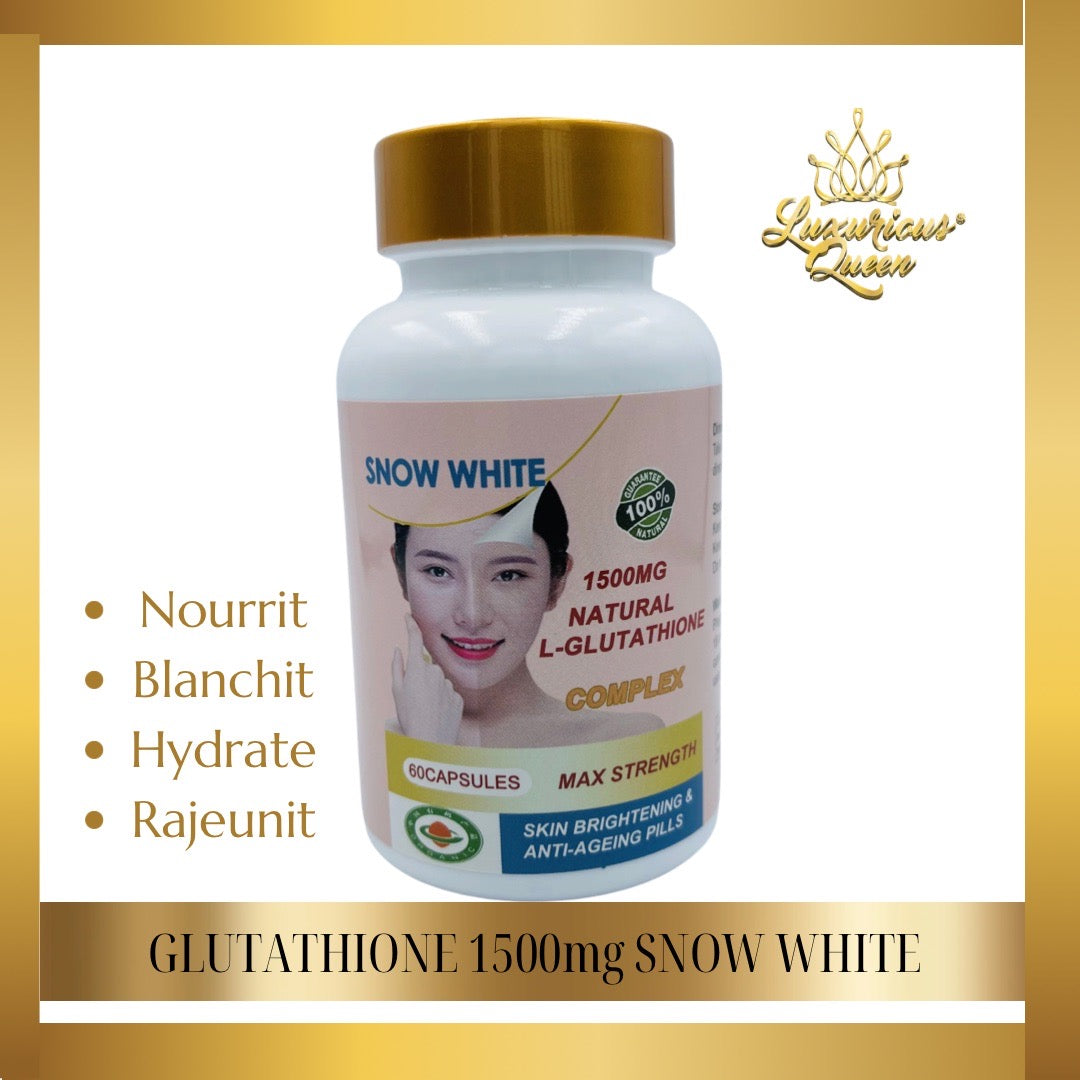 Snow White GLUTATHIONE 1500MG 60 CAPSULES luxurious-queen.fr Snow White GLUTATHIONE 1500MG 60 CAPSULES luxurious-queen.fr