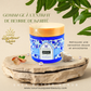 Kit Corps Karité-Miel Édition Luxe – Crème Corps, Crème Mains, Gommage + Gant Exfoliant dans Boîte Cadeau Velours Rouge