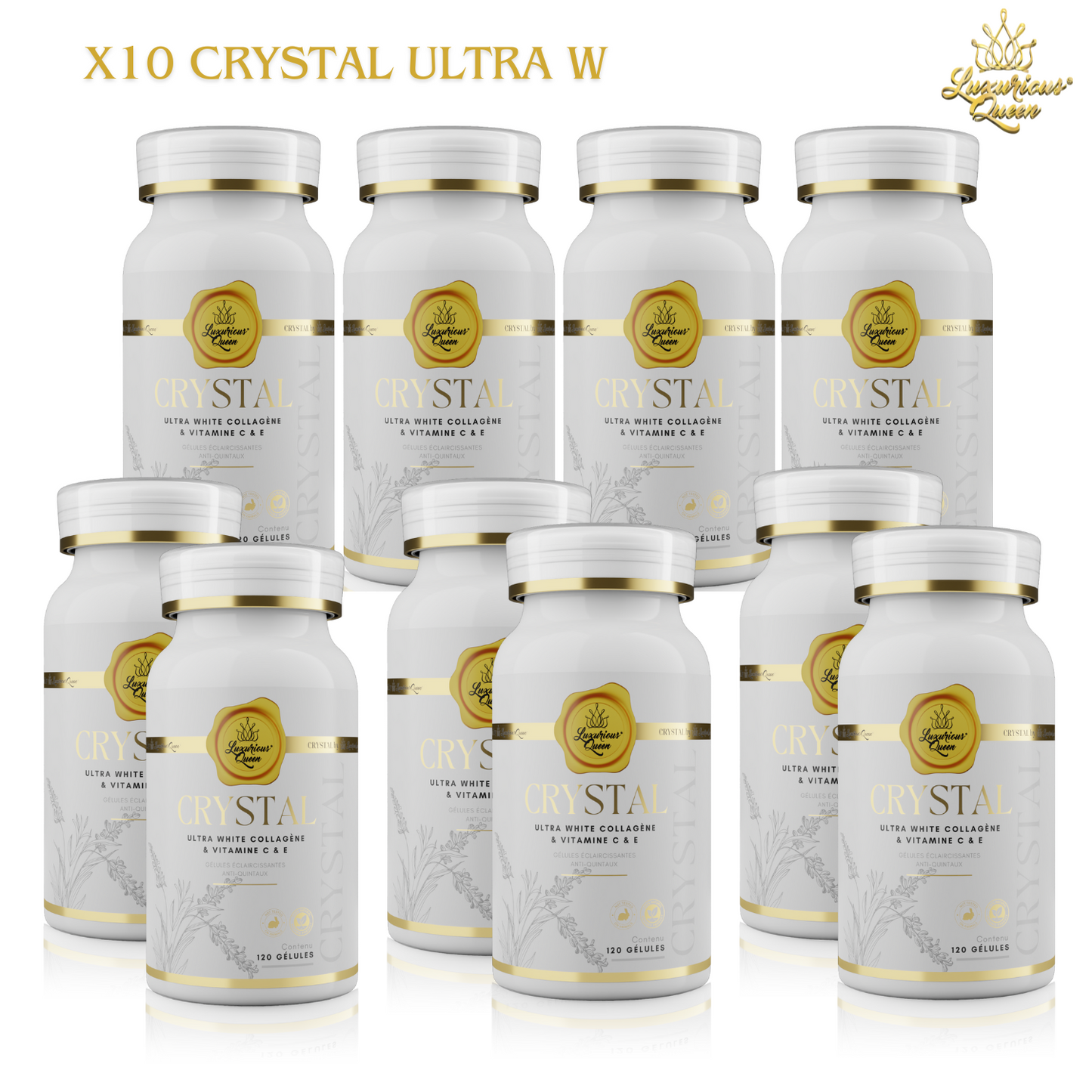 Crystal ultra white collagen &amp; vitamin C 1000mg