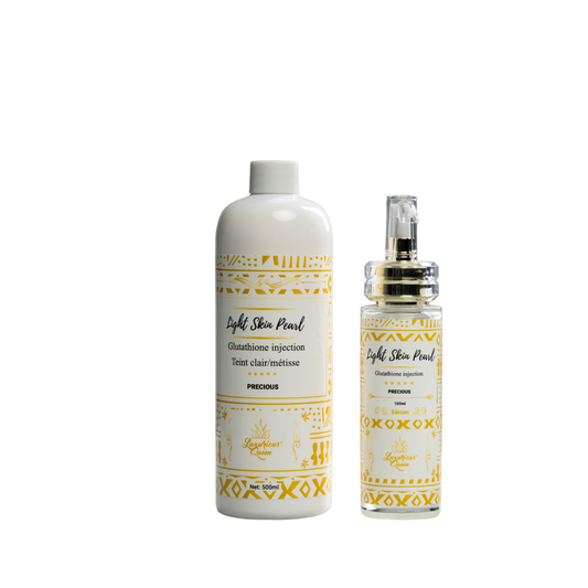 Duo Ligth skin pearl: Crème+sérum teint clair/métisse