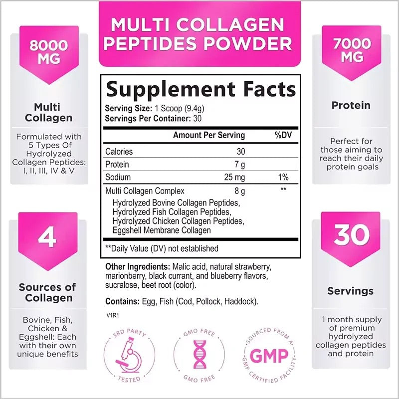 Multi collagen peptides 280g