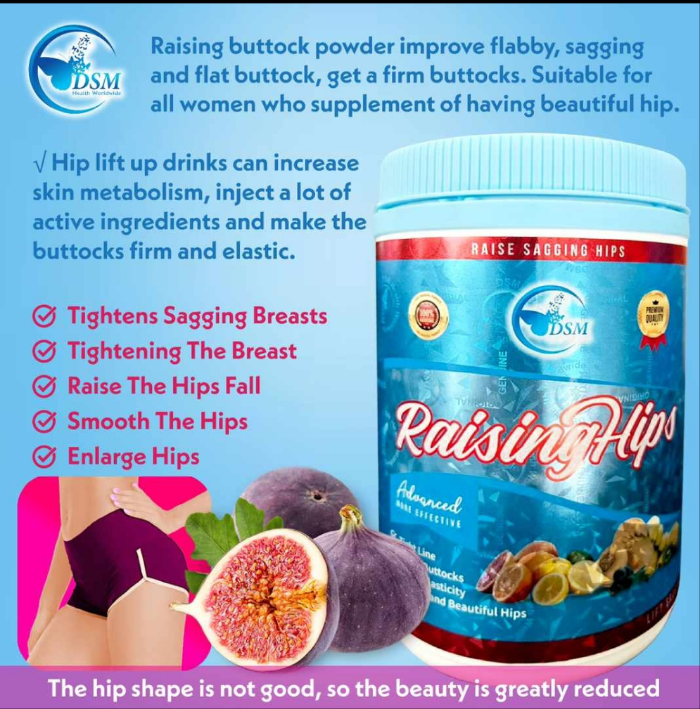 Raising Hips by Phyto: Poudre à boire augmente et galbe les fesses