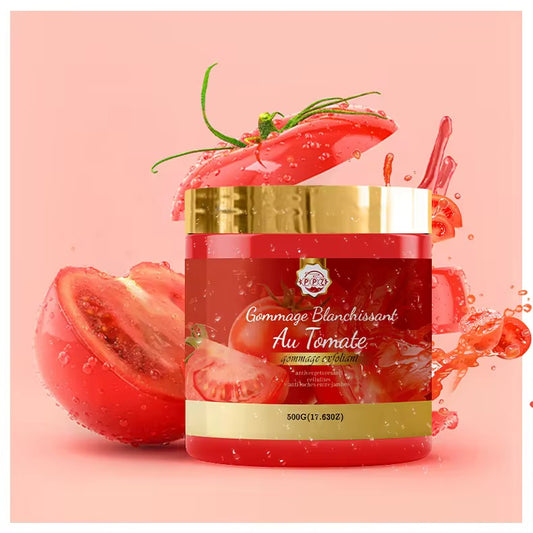 ✨ Gommage Éclat à la Tomate & Niacinamide – Exfolie, Lisse & Ravive le Teint 500 ml✨