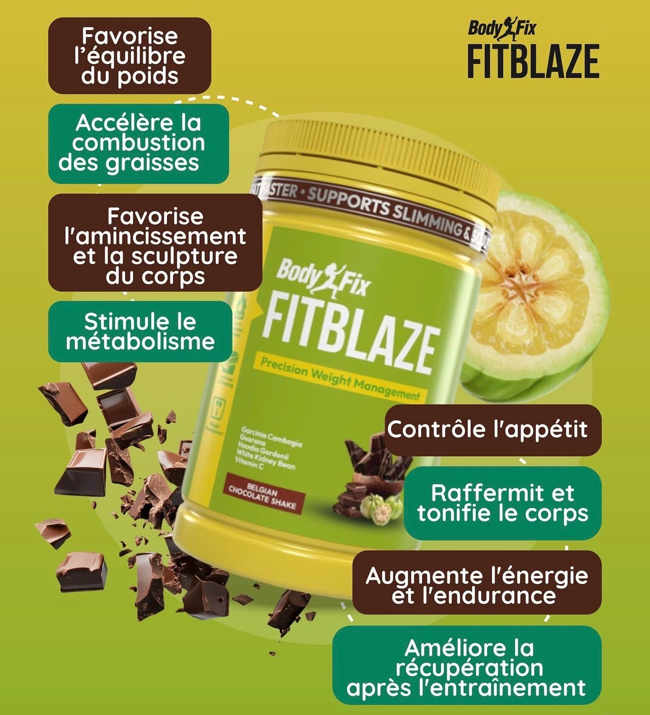 BodyFix FITBLAZE by Satin Skinz: Nouveau produit minceur coupe faim riche en fibres