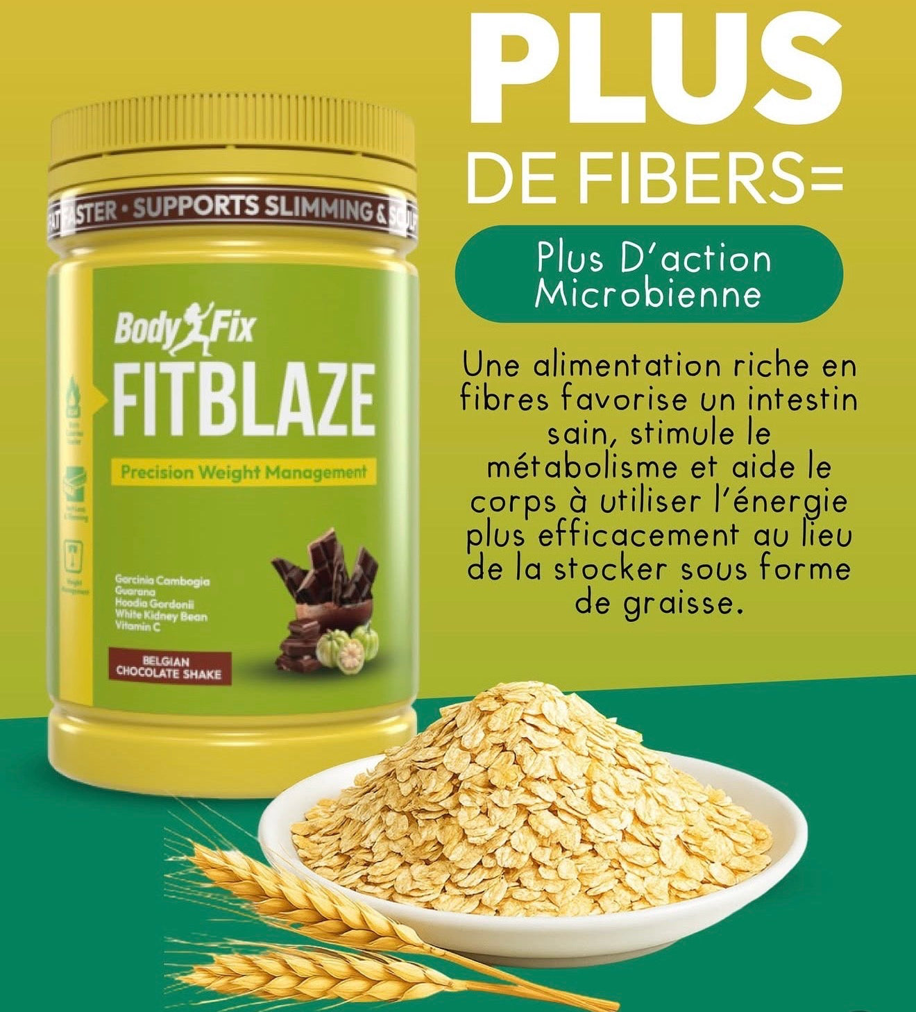 BodyFix FITBLAZE by Satin Skinz: Nouveau produit minceur coupe faim riche en fibres