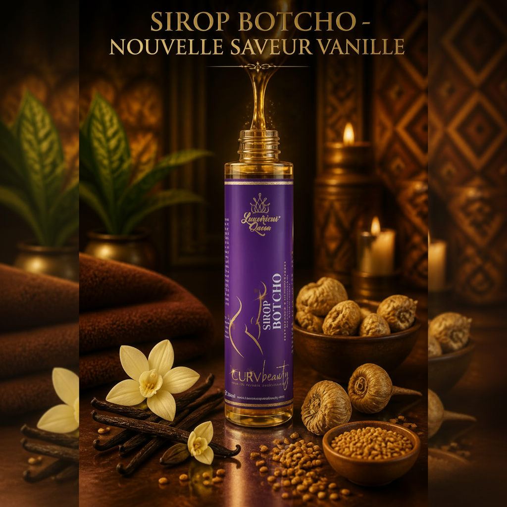 Sirop Botcho Nouvelle formule saveur VANILLE!