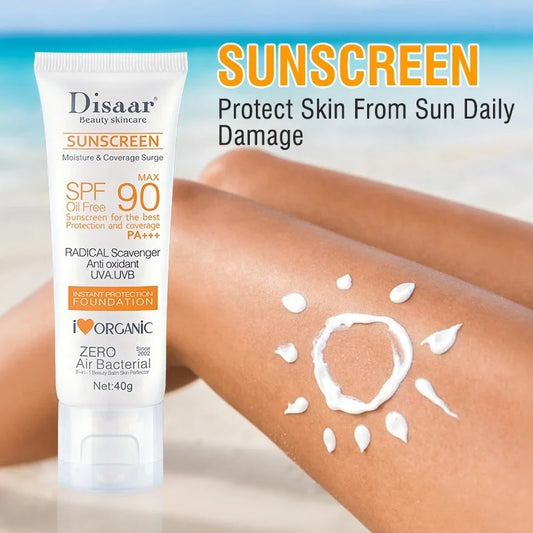 Crème solaire SPF90: Très haute protection