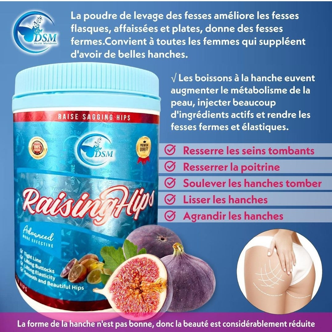 Raising Hips by Phyto: Poudre à boire augmente et galbe les fesses