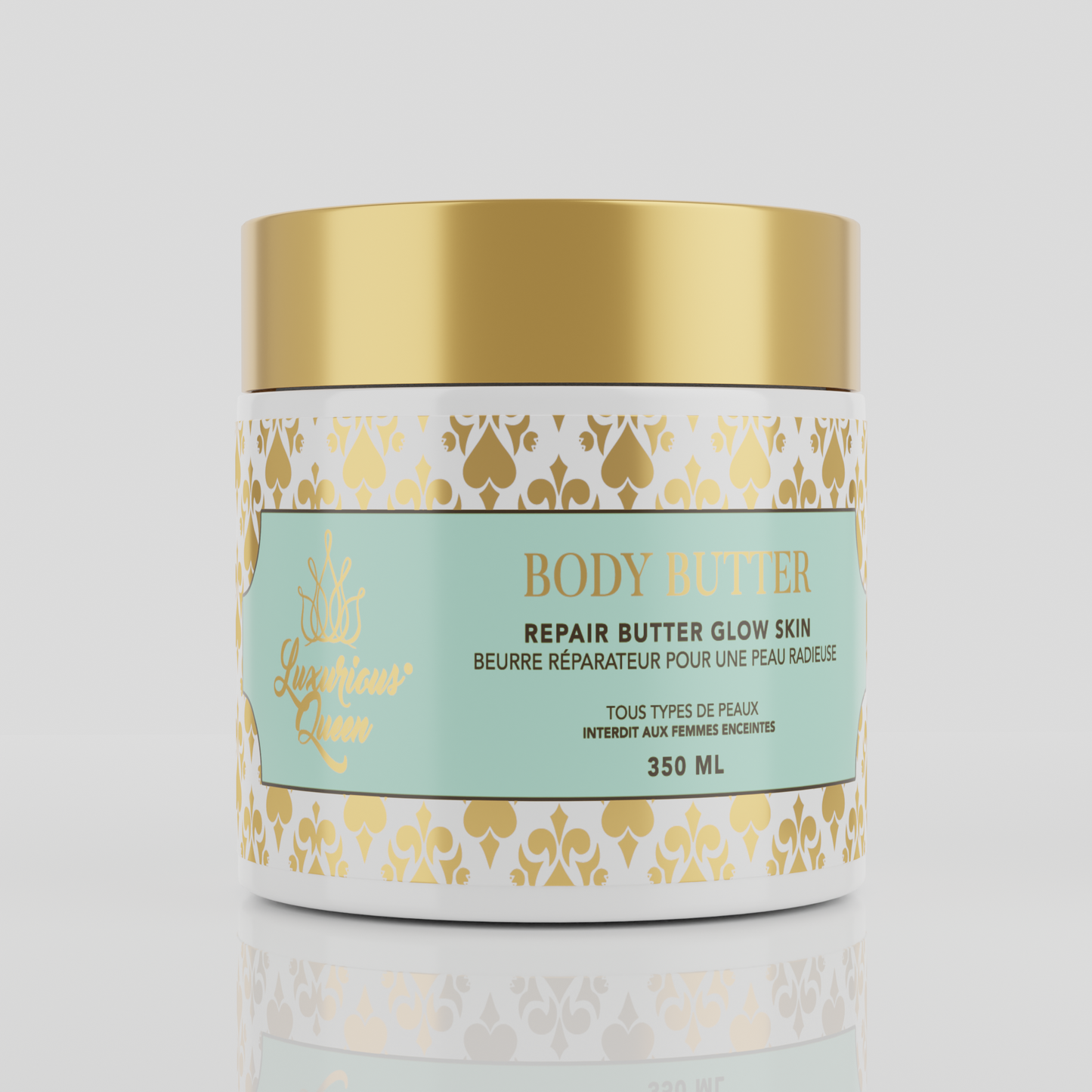 BODY BUTTER vert: Beurre réparateur pour une peau brillante