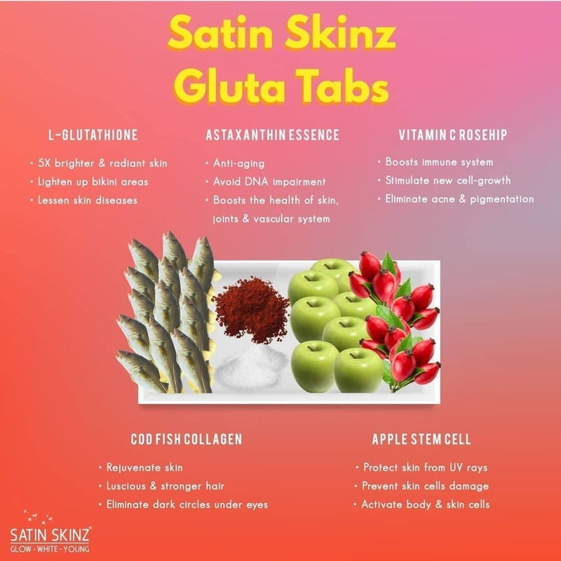 Satin Skinz Duo (glutathione+astaxanthin)