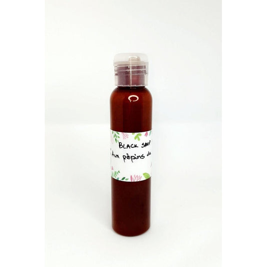 Black face soap with 100% natural papaya seeds