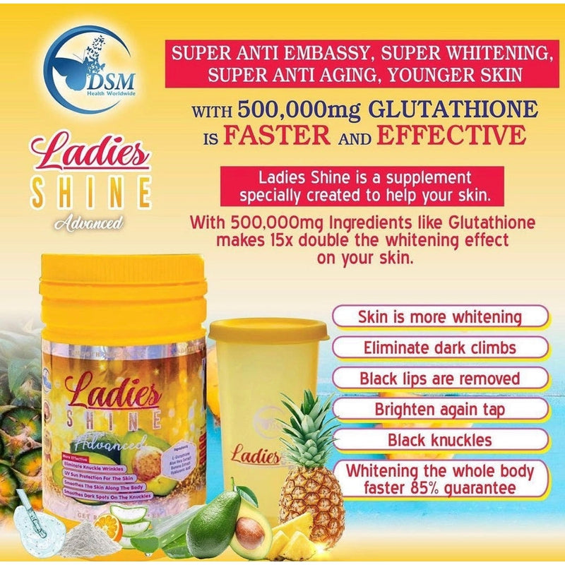 Complément Alimentaire Lady Shine - Anti-imperfections Et Effet Blanchissant - À Base De Fruits